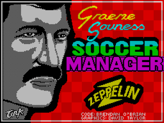 Graeme Souness Soccer Manager title screen for ZX Spectrum